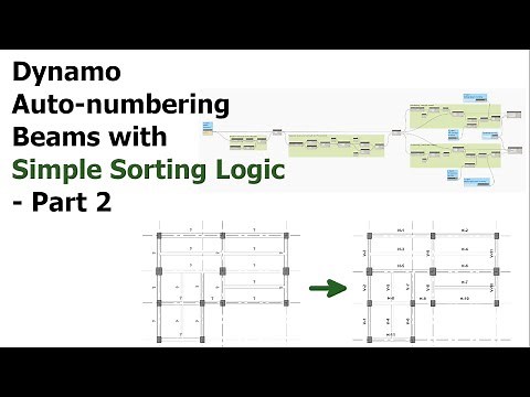 Dynamo: Auto-numbering Beams Part 2 - Numbering Beams
