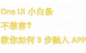 【教程】一看就懂一学就会，全网最良心OneUI 2.0小白条沉浸教学