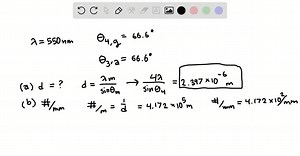You send coherent 550 nm light through a diffraction grating...
