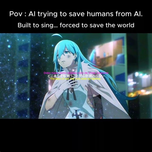 🎬....vivy fluorite eye's song.The female looking and first autonomous AI named Diva