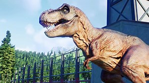 战狂棘龙、霸王龙（REXY），经典恐龙建模—游戏：侏罗纪世界进化