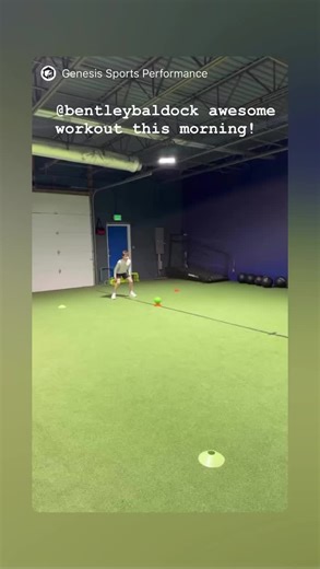 @bentleyedits4 good work this morning Bentley! Proud of you getting up early on a Saturday and working hard. Best way to start the day! #genesissportsperformance #workout #athlete #training #football