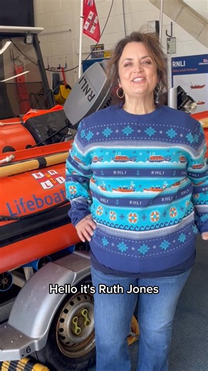 O! Merry Christmas🎄 Ruth Jones was recently at Porthcawl RNLI Lifeboat and has a special message for our amazing volunteers and supporters this festive season. Our crews are on call 24/7, even over Christmas, so please join Ruth and share your well wishes for them in the comments! 💙 [Visual description: Video of Ruth Jones wishing RNLI crews and supporters Merry Christmas whilst standing in front of a D class lifeboat and wearing an RNLI Christmas jumper.] #RNLI #RNLILifeboats #RuthJones #Chri