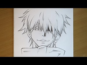 Drawing Satoru Gojo | Jujutsu Kaisen | Anime Drawing Tutorial | Step By Step