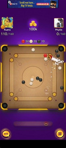 This is my 24 th video on carrom pool game 😈😈