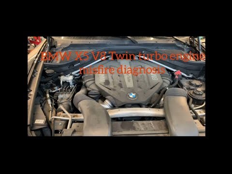 BMW X5 V8 Twin turbo engine misfire diagnosis and solution