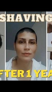Shaving my head after a year hair growth!