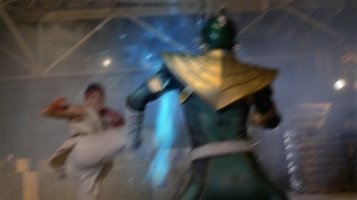 RYU vs GREEN RANGER | Bat in the Sun