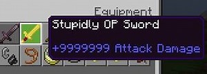 Мод Stupidly OP Tools для Minecraft