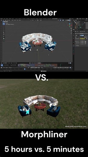 Blender Dissolve vs. Morphliner Dissolve — Side-by-Side Comparison
