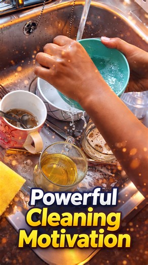 Powerful cleaning motivation to get it done