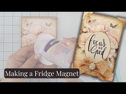 Easy DIY Fridge Magnet + HUGE Announcement Inside!