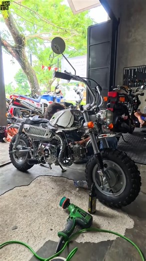 Honda Monkey 50 Chrome Edition • Kampakan Motorcycles #shorts
