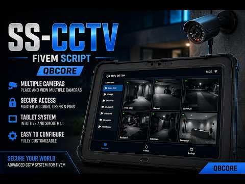 SS-CCTV FiveM script (QBCore)