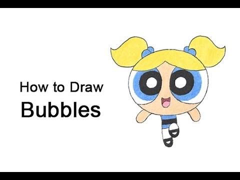 How to Draw Bubbles from the Powerpuff Girls
