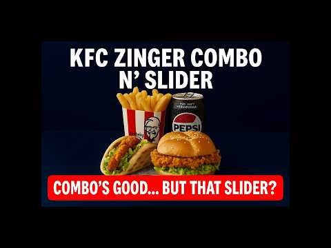 Is KFC’s $8 Chicken Deal Worth It? Zinger Slider Combo Review 🇦🇺 #food #budgetfriendlyeats