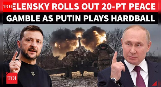 Putin Smirks As Zelensky Blinks, Offers Concessions To Moscow In New 20-Point Peace Plan