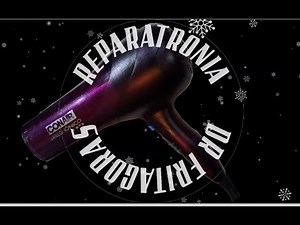 Reparación de secadora conair brillo iònico 1875