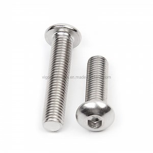 [Hot Item] Stainless Steel Socket Button Cap Screw for Automobile with High Quality ISO 7380 Hex Nails
