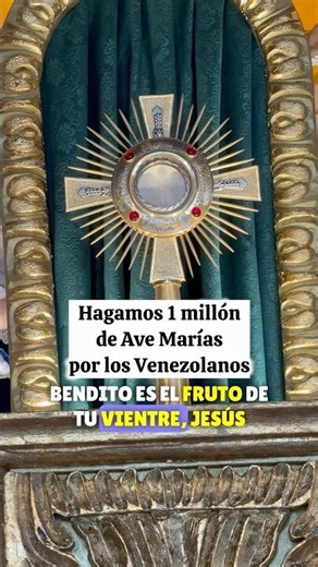 Let us pray every day for our Venezuelan brothers and sisters who are going through difficult times.