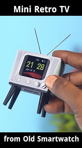 1.2M views · 10K reactions | Make Retro TV using old Smartwatch! #reels #retro #miniTV #viralshorts | GIB Tech | Facebook