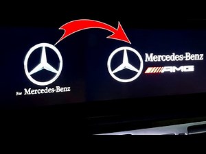 How to Replace the COMAND Logo the START with AMG Mercedes Android / Hidden Function Mercedes W212