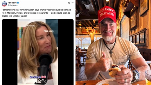 205K views · 4.4K reactions | This lady says Trump voters should “stick to Cracker Barrel.” Challenge accepted! As a Triple Trump voter, I say let’s pack every table in America this week and make it the busiest Cracker Barrel’s ever had. Who’s with me? | Congressman Greg Steube | Facebook
