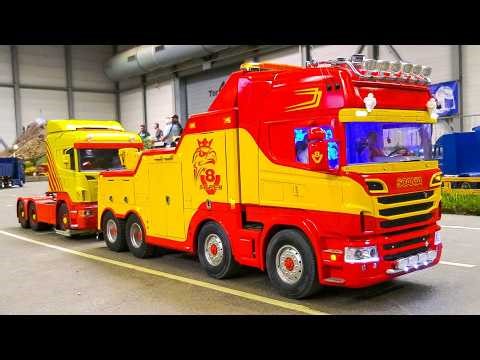 RC TRUCK, RC EXCAVATOR, RC TRACTOR COLLECTION!! RC DIGGER LESU ET30H, RC BULLDOZER DT60, RC BOBCAT