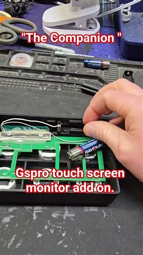 ultimate #GSPRO add. use this box in conjunction woth your touch screen monitor. #golf #indoorgolf
