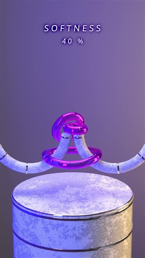 0% to 100% 3 rings falling — 3D Soft Body Simulation in Houdini PART III