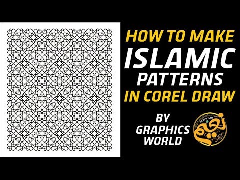 How to make Islamic patterns in Corel Draw Easy & Fast By GraphicsWorld