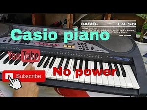 how to repair Casio piano no power linis lang katapat