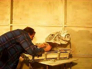 hole cut ceramic tile