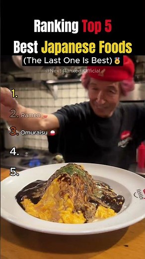 Ranking TOP 5 Best Japanese Foods 🍣🔥