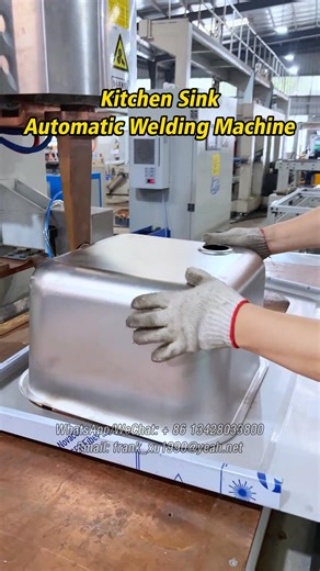 Kitchen Sink Automatic Welding Machine, sink making machine #sink #sinkwelding #machine #welding | Welding Machine