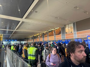 Austin airport crowds surge as SXSW, spring break travel collide