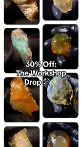 7.6K views · 70 reactions | Live now at OpalTrove.com with polishable specimens and jewelry grade perfect for wire wrapping 﫶✨ #opals #crystals #ethiopianopal #gemology #geology | Opal Trove | Facebook