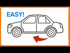 How to Draw a Car Step by Step | Easy Car Drawing Tutorial for Beginners