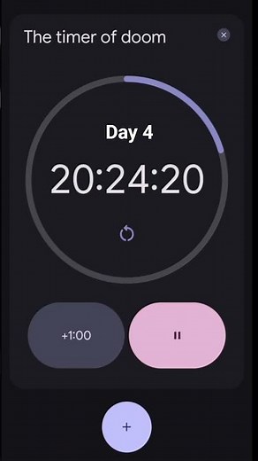 100 hour timer (Day 4)