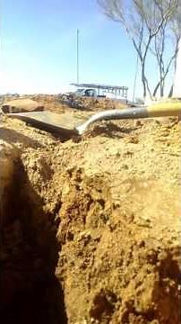 Digging a hole 5 feet deep & 2 feet wide