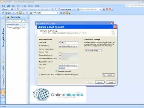 Change Outlook Password