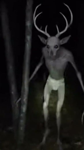 Wendigo Caught on Camera 😳🌲👀 #cryptid