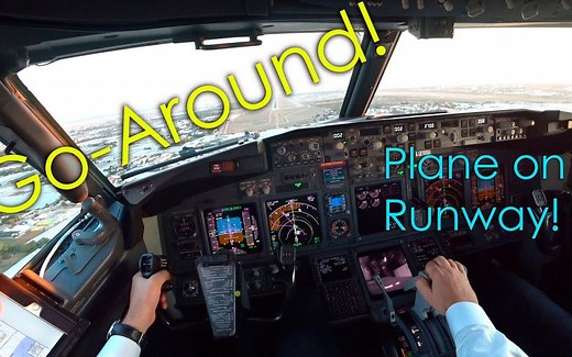 【Pilot Blog】波音737在安塔利亚手动复飞——驾驶舱视角+解说（中文字幕）