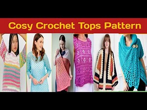 Cosy Crochet Tops Pattern|||Winters Crochet Crop Tops