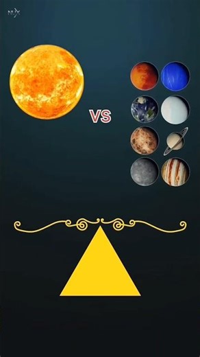 SUN vs ALL PLANETS 🌞 | How Powerful Is Our Star? #fyp #space #sun #earth #nasa #usa #top