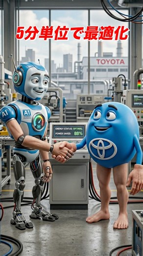 AIニュース連続投稿20日目🔥【AIが電力を操る時代へ】日立製作所が、トヨタ自動車の工場にAIエネルギー管理システム導入。#TOYOTA #日立製作所 #再エネ #AIエネルギー管理 #ａｉニュース
