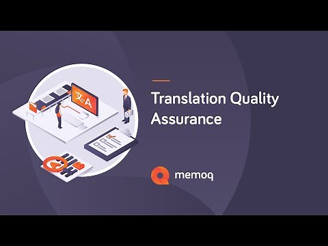 Quality Assurance in memoQ