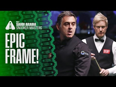 EPIC FRAME! Superb Ronnie O'Sullivan vs Neil Robertson Drama At Key Moment In Jeddah Final