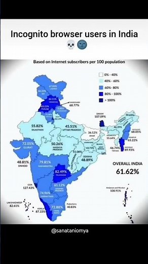🤫 Incognito Users Map: Which Indian State is the MOST Secretive?! 🤯