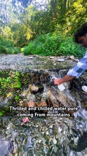 Natural pure water with full of nutrition #shortsfeed